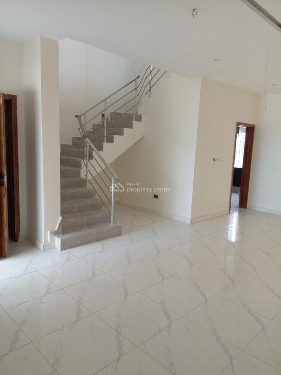 3bedroom Solar Powered & Very Spacious Duplex with Large Living Room, Dkk Bus Stop Sangotedo, Sangotedo, Ajah, Lagos, Semi-detached Duplex for Sale