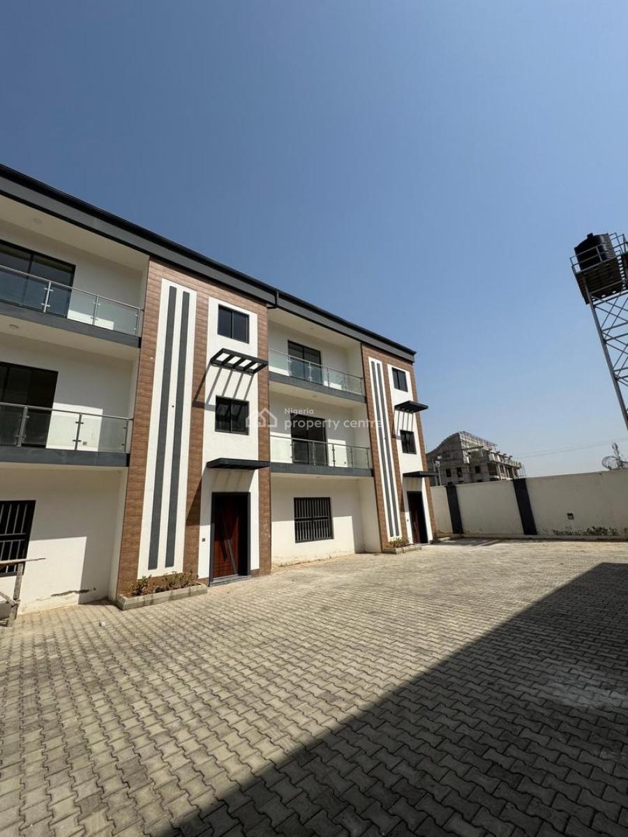 4 Bedroom Terrace Duplex with Bq, Serene Environment, Jahi, Abuja, Terraced Duplex for Rent