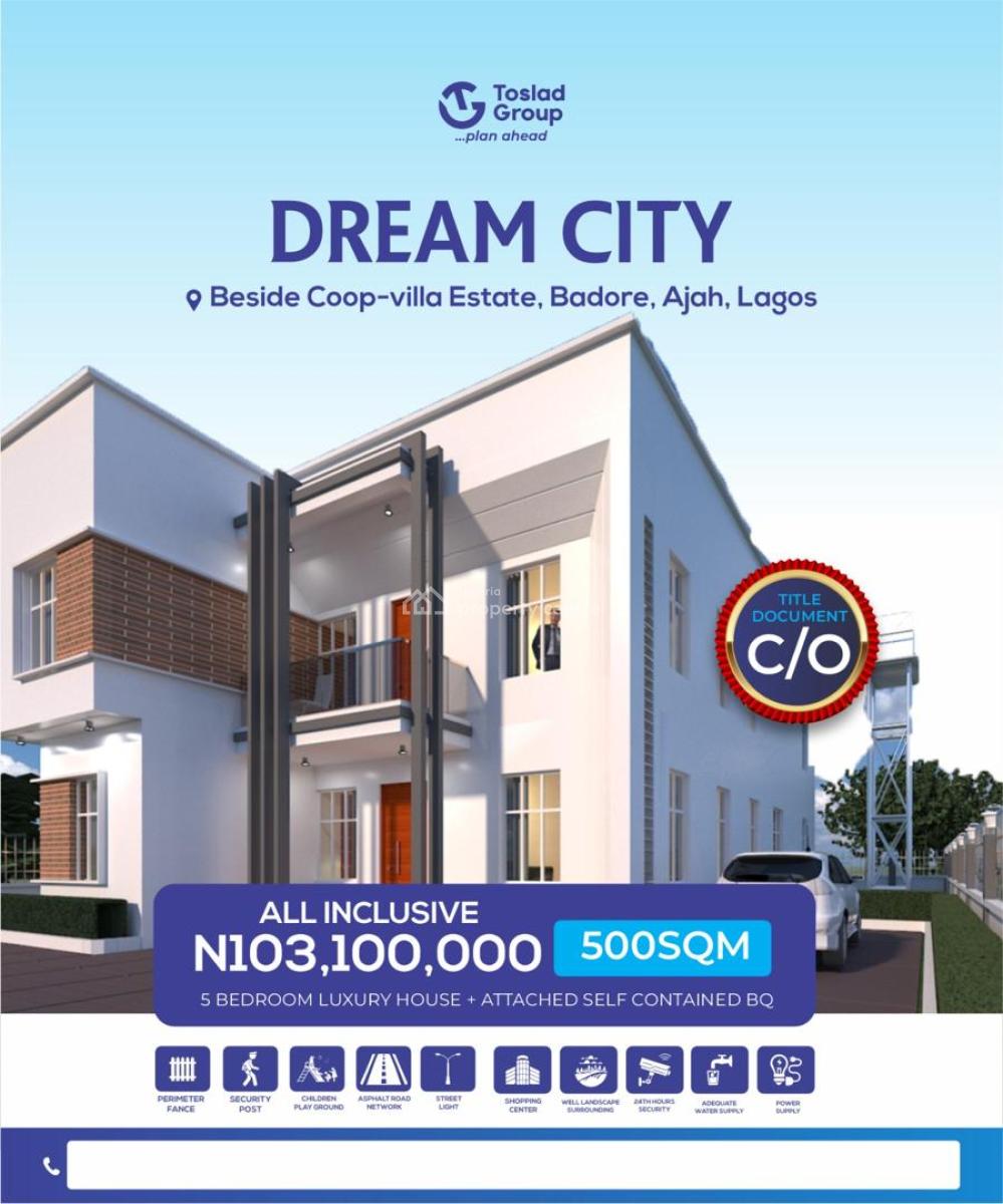 Own a High-growth Asset in a Fully Structured Estate Environment, First Unity Estate, Cooperative Villa, Badore, Ajah, Lagos, Badore, Ajah, Lagos, Residential Land for Sale