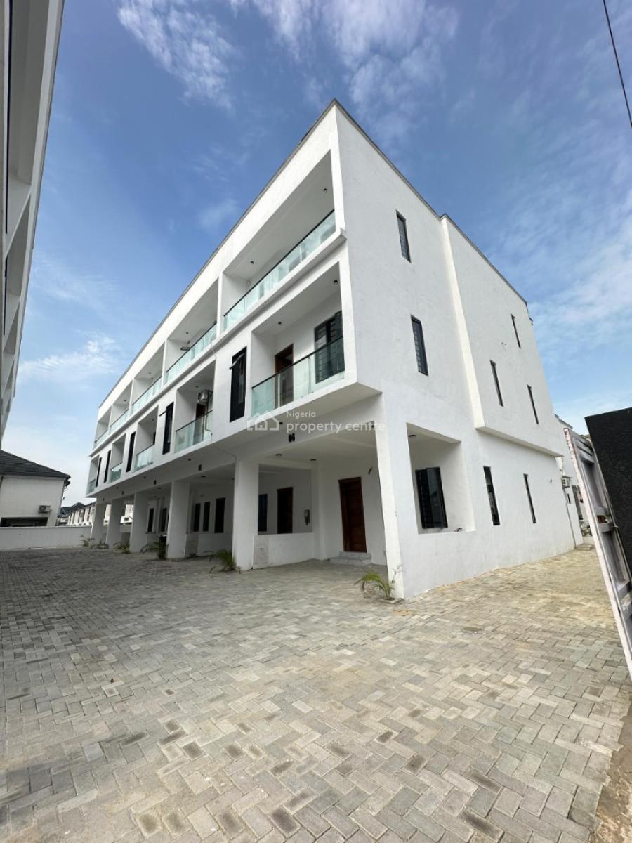 Luxury 4-bedroom Fully Serviced Terrace Duplex, Orchid Road, Lafiaji, Lekki, Lagos, Terraced Duplex for Sale