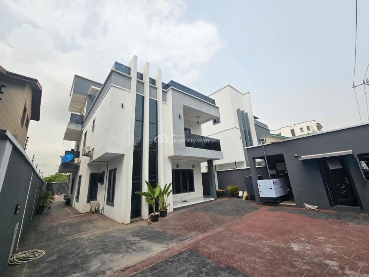 5 Bedroom Detached Duplex with Swimming Pool, Rooftop Terrace & Bq, Ikoyi, Lagos, Detached Duplex for Rent
