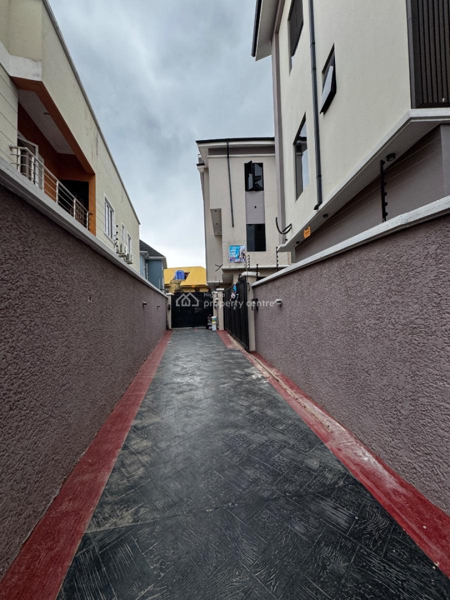 Breathtaking 4 Bedroom Semi Detached Duplex with Bq, Exquisitely Designed Home with Bq in a Call to Access Estate, Gra Phase 1, Magodo, Lagos, Semi-detached Duplex for Sale