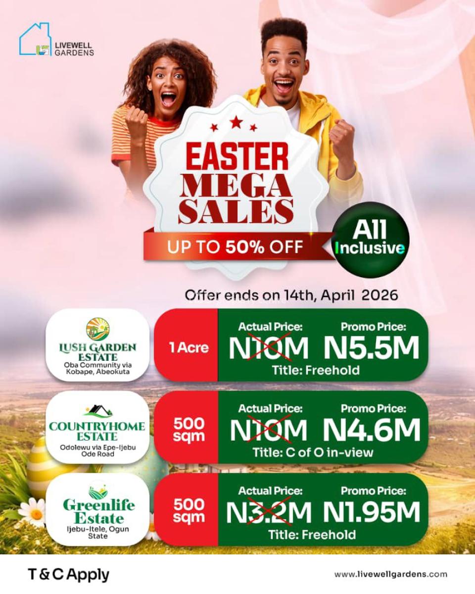 Easter Mega Discount, Abeokuta North, Ogun, Mixed-use Land for Sale