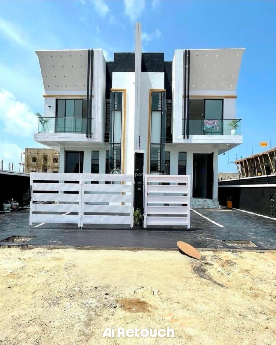 4 Bedroom Semi Detached Duplex with Bq, Ikota Lekki, Ikota, Lekki, Lagos, Semi-detached Duplex for Rent