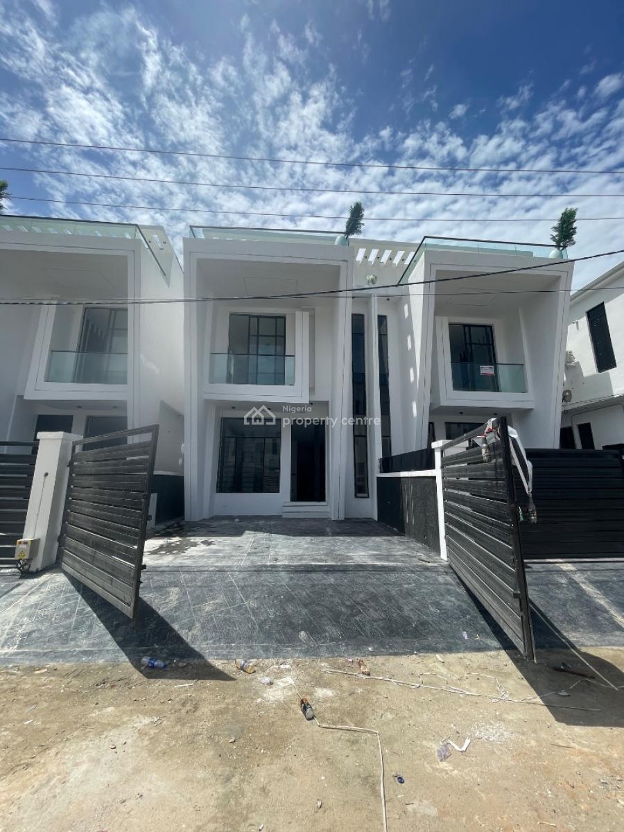 Beautiful Design 4 Bedroom Semi Detached Duplex with a Bq, Ikota Lekki, Ikota, Lekki, Lagos, Semi-detached Duplex for Sale