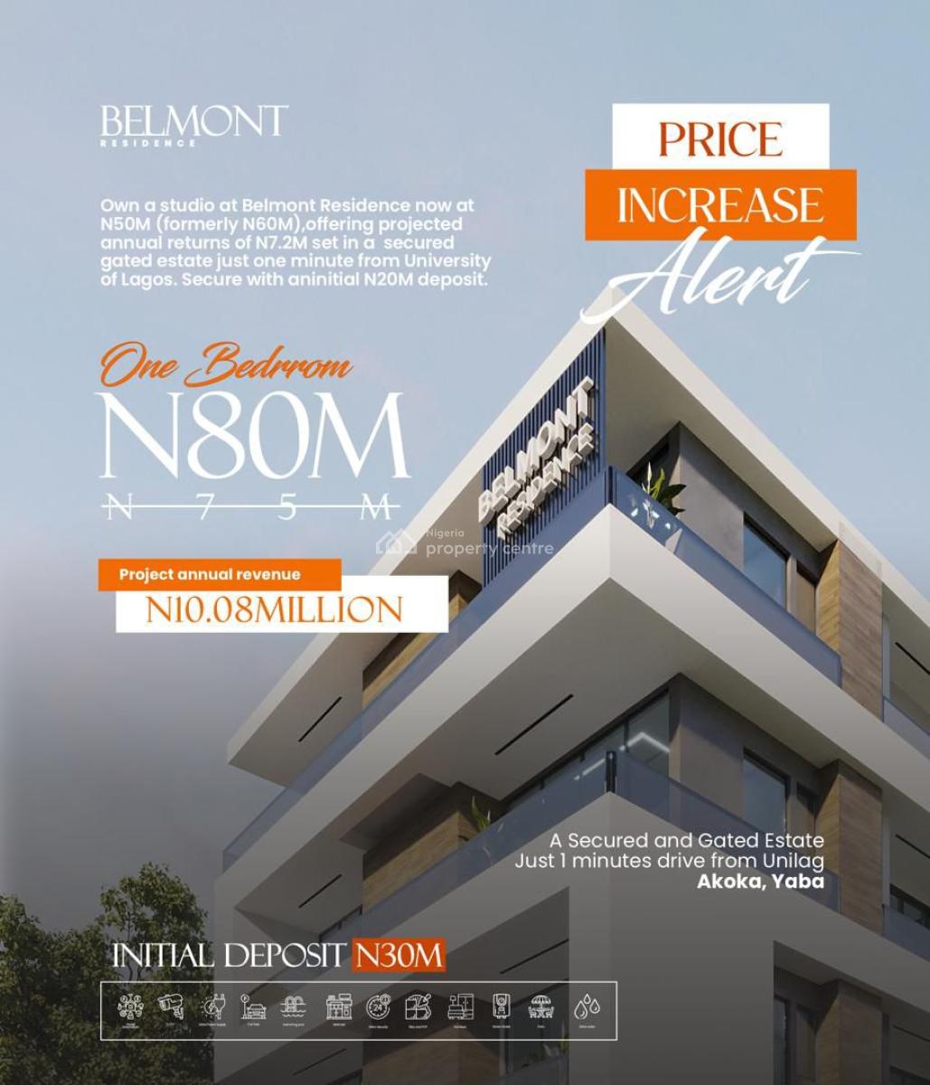 Off_plan 2 Bedroom Apartment, Yaba, Lagos, Block of Flats for Sale