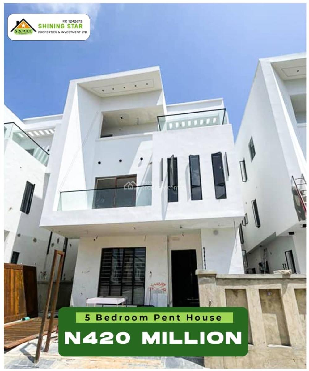 5 Bedroom Penthouse, From Your Private Pool to Your Personal Cinema, Ikota, Lekki, Lagos, Detached Duplex for Sale