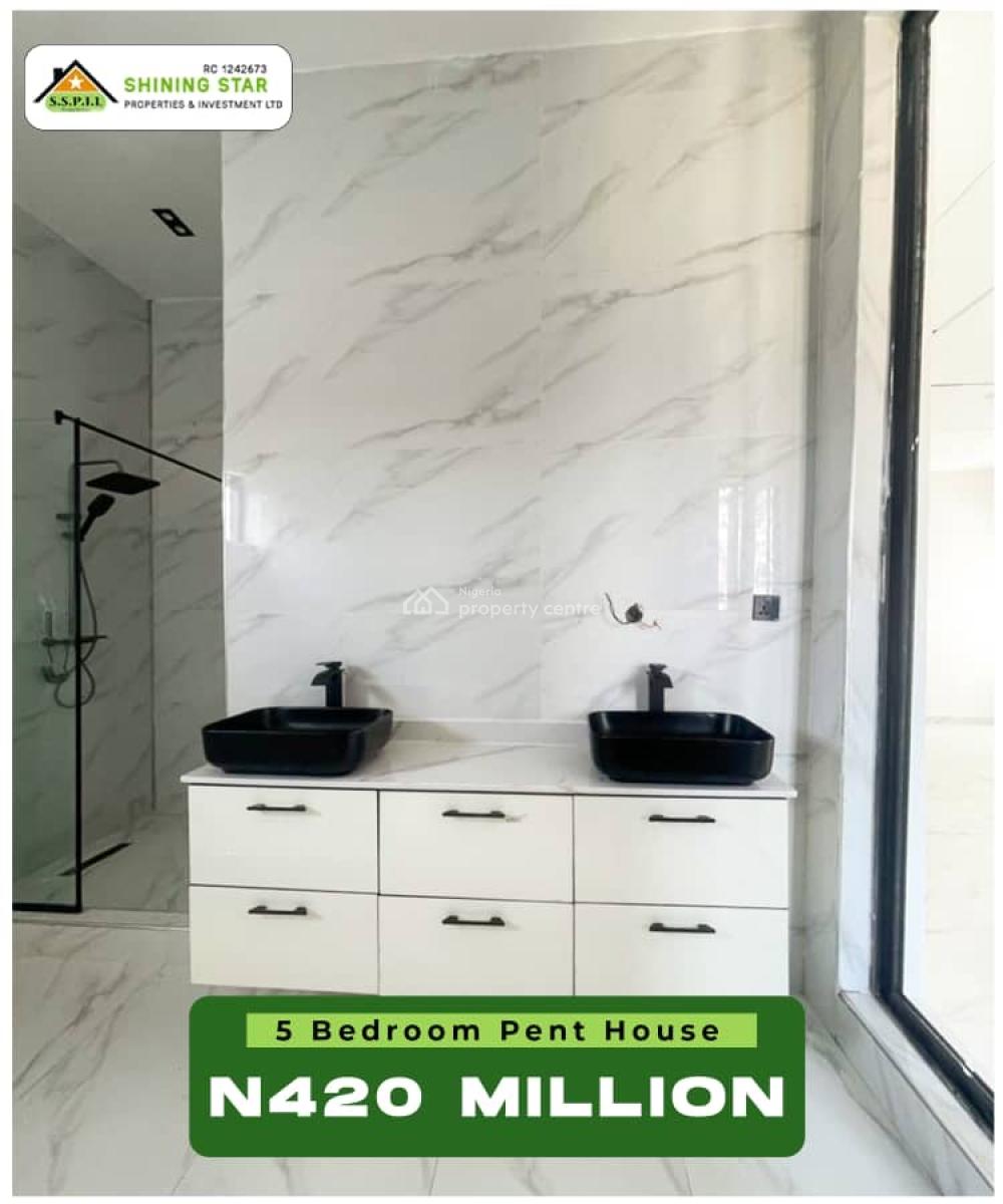 5 Bedroom Penthouse, From Your Private Pool to Your Personal Cinema, Ikota, Lekki, Lagos, Detached Duplex for Sale