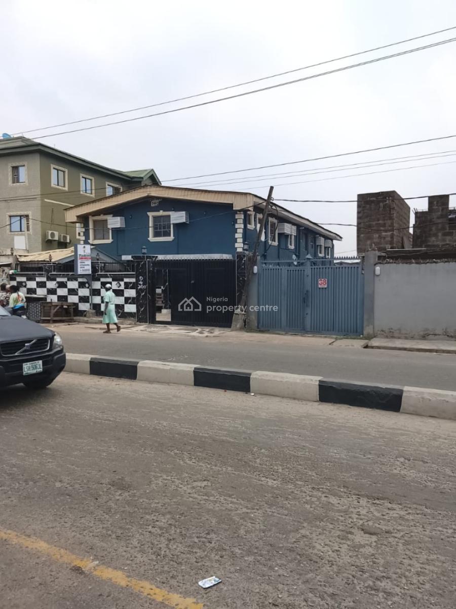 One Story Building at Surulere Street.cememt, Dopemu  One Full Plot, at Surulere Street.cememt, Dopemu, Dopemu, Agege, Lagos, Block of Flats for Sale