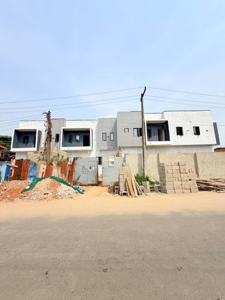 Newly Built 4 Bedroom Semi Detached Duplex with Bq, Ilupeju, Lagos, Semi-detached Duplex for Sale