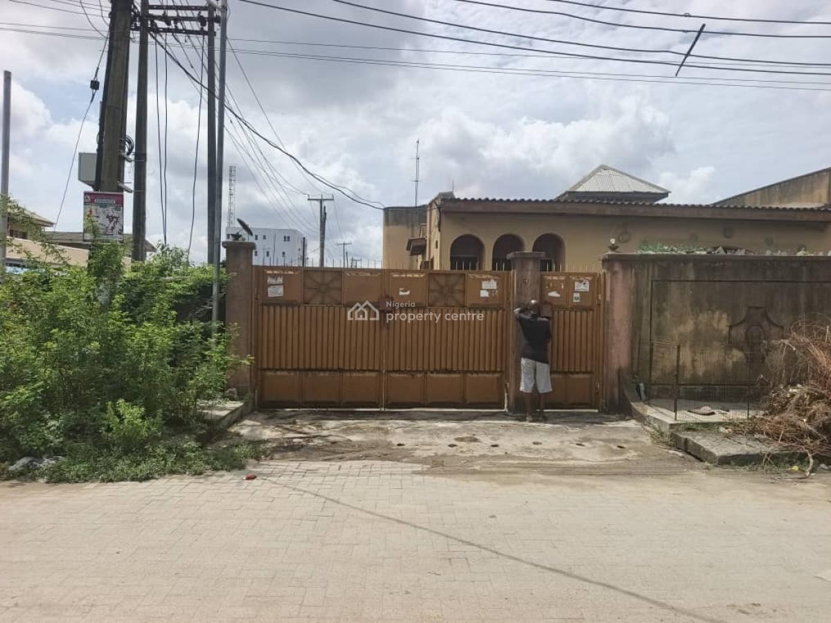 a 5 Bedroom Bungalow and a 4 Bedroom Duplex on Corner Piece Land., Ago Palace Way, Ago Palace, Isolo, Lagos, Detached Duplex for Sale