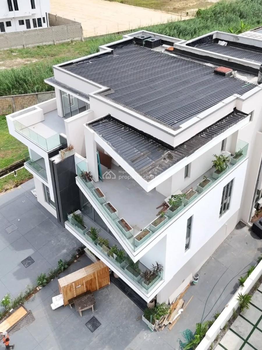 5bedroom Semi Detached Duplex with Cinema, Open Rooftop, Cowrie Creek Estate, Ikate, Lekki, Lagos, Detached Duplex for Sale