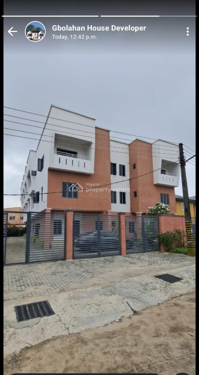 4bedroom Terrace Duplex with a Room Bq, Lekki Scheme 2 Estate, Ajah, Lagos, Terraced Duplex for Rent