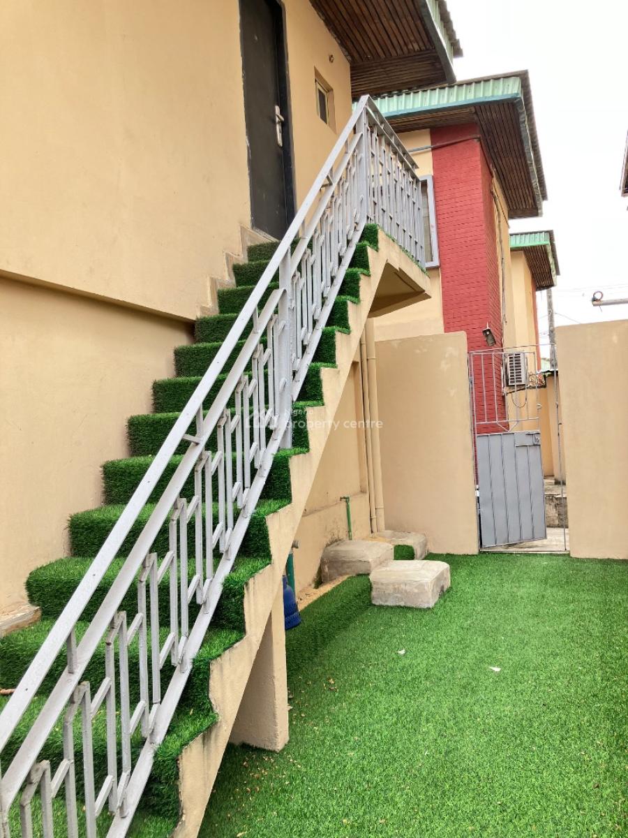 Very Beautiful Portable 2 Bedroom Flat All Room Ensuite Upstairs, Inside an Estate in Balogun Off Awolowo Way Ikeja, Ikeja, Lagos, Flat / Apartment for Rent