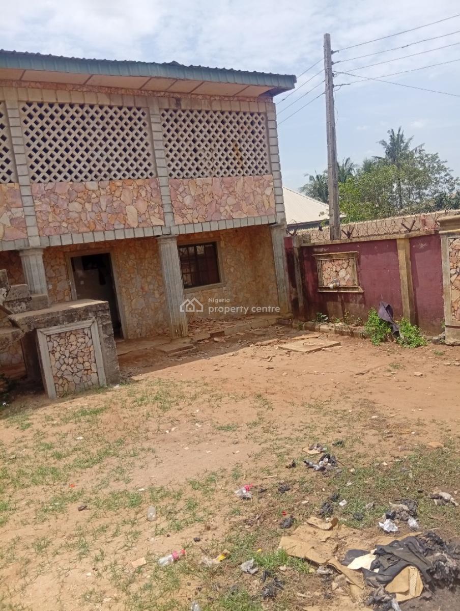 1340 Sqm Fenced Land with Building on It, Abule Eko Bus Stop, Ijede, Ikorodu, Lagos, Residential Land for Sale