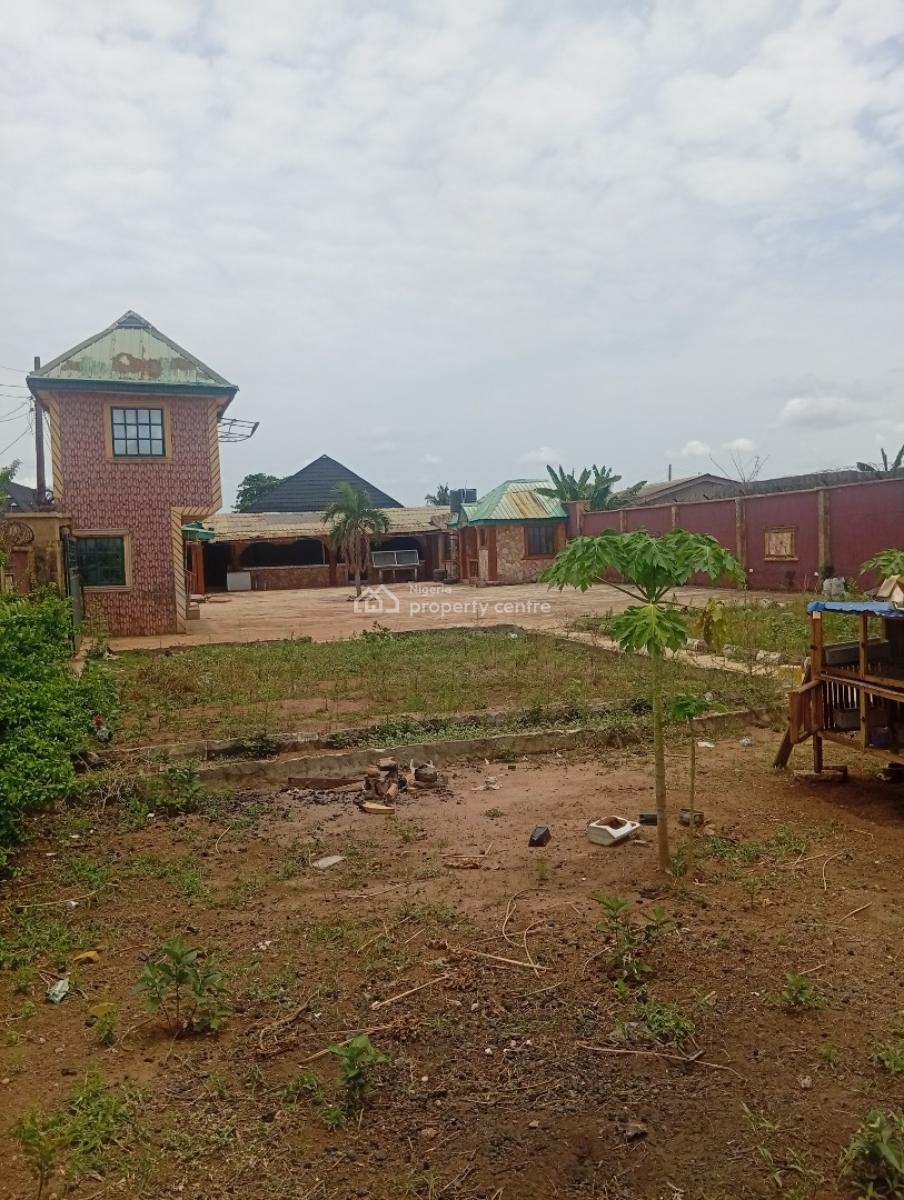 1340 Sqm Fenced Land with Building on It, Abule Eko Bus Stop, Ijede, Ikorodu, Lagos, Residential Land for Sale