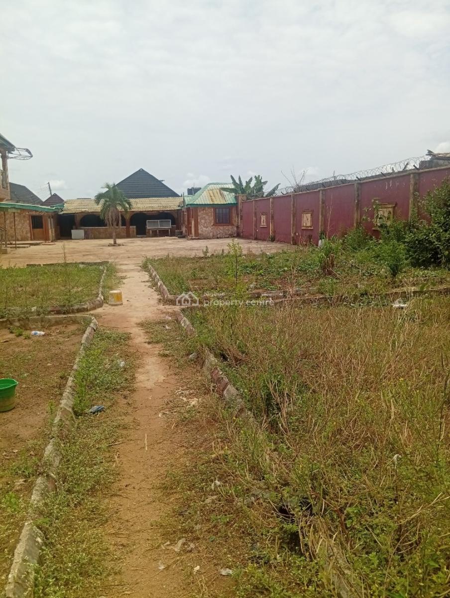 1340 Sqm Fenced Land with Building on It, Abule Eko Bus Stop, Ijede, Ikorodu, Lagos, Residential Land for Sale
