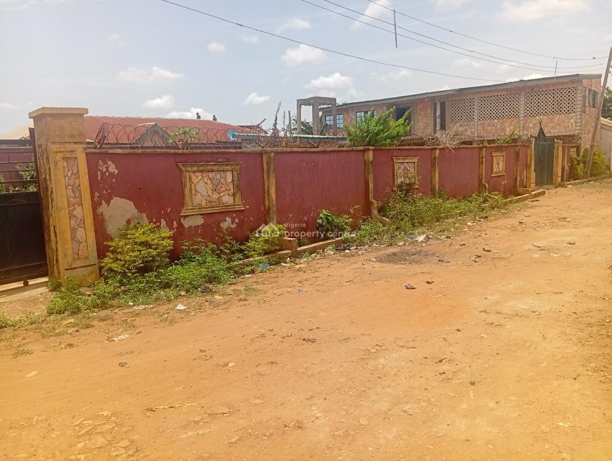 1340 Sqm Fenced Land with Building on It, Abule Eko Bus Stop, Ijede, Ikorodu, Lagos, Residential Land for Sale