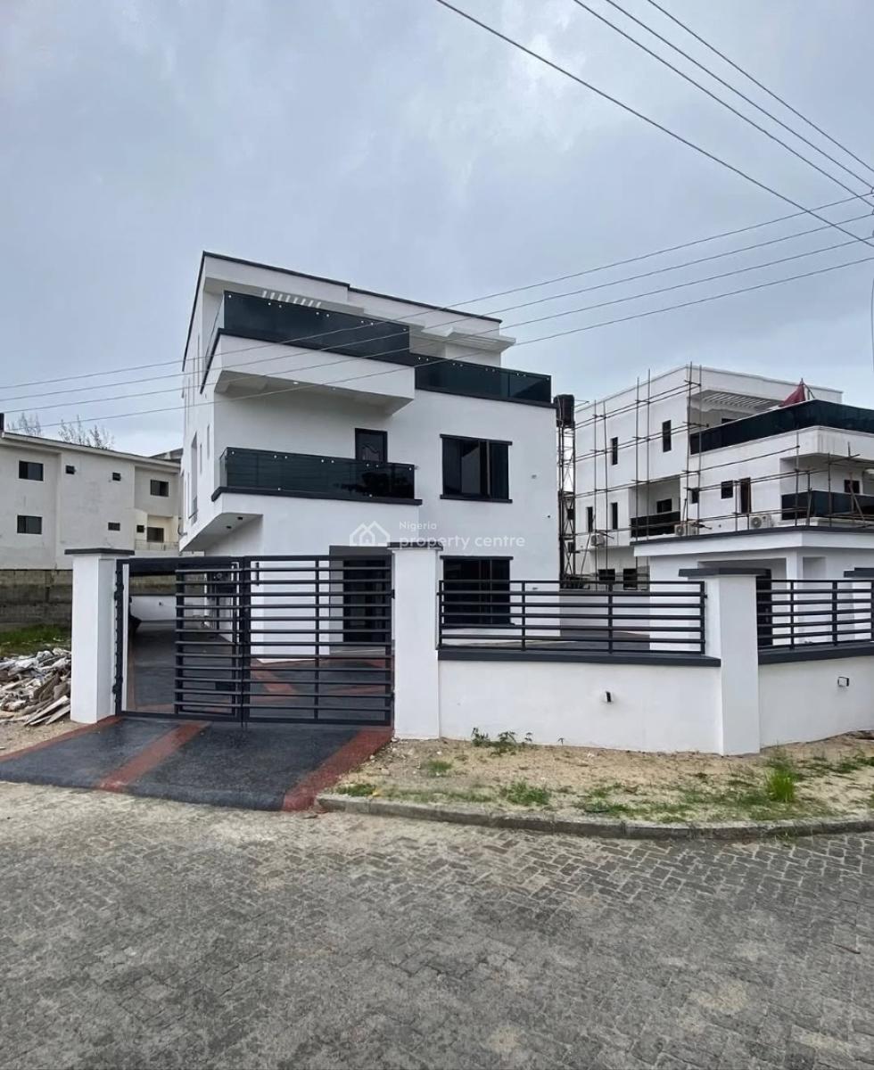 Four Bedroom Fully Detached Duplex with Swimming Pool,bq, Beach Resort Estate, Osapa, Lekki, Lagos, Detached Duplex for Sale