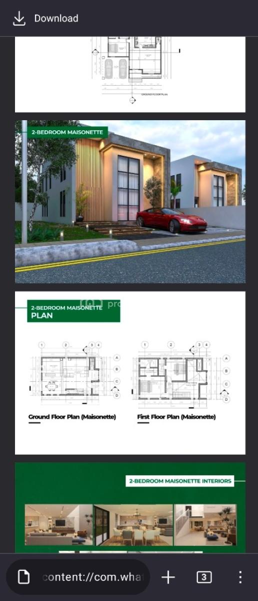 ️ *3-bedroom Maisonette + Bq -- ₦80m*, 2-bedroom Maisonette -- ₦67m*, Ibadan, Oyo, Detached Bungalow for Sale