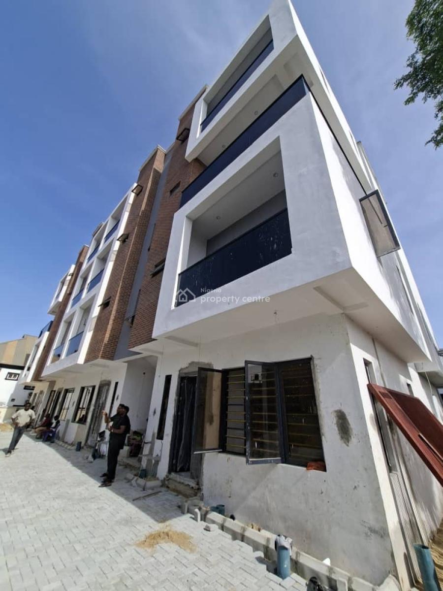 Newly Built 3bedroom Maisonnet Apartment with Bq Fitted Kitchen, Balconies, Swimming Pool, Gym, 24hrs of Electricity and Security, Lekki Phase 1, Lekki, Lagos, House for Sale