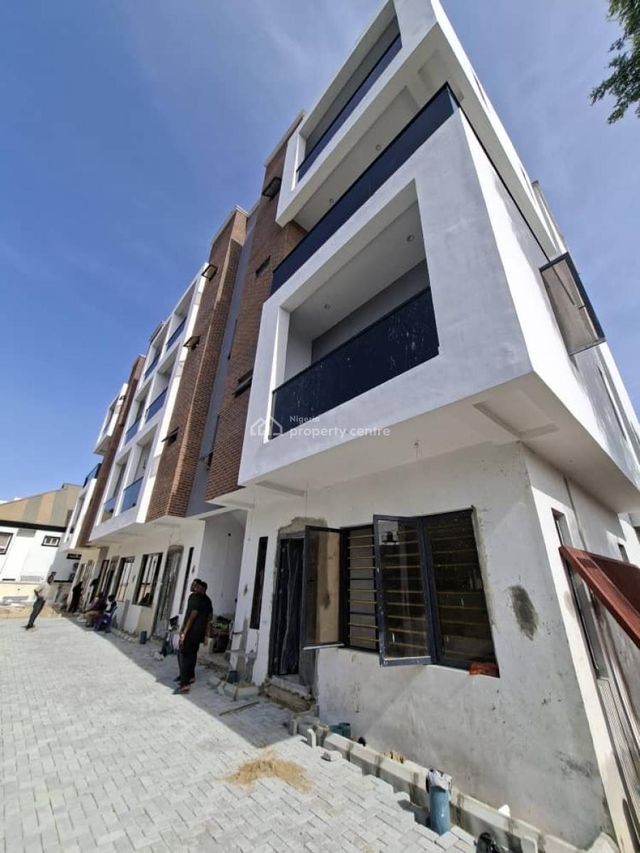 Newly Built 3bedroom Maisonnet Apartment with Bq Fitted Kitchen, Balconies, Swimming Pool, Gym, 24hrs of Electricity and Security, Lekki Phase 1, Lekki, Lagos, House for Sale