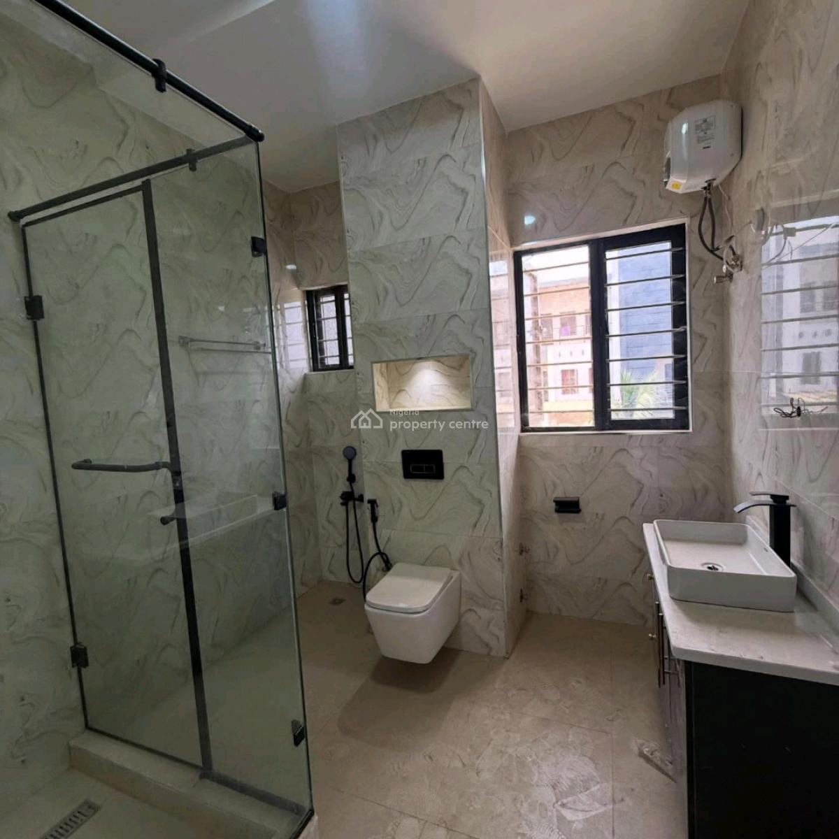 Spacious 4 Bedroom Terrace Duplex with 1 Room Bq  Features 2 Living Ro, Jahi, Abuja, House for Sale