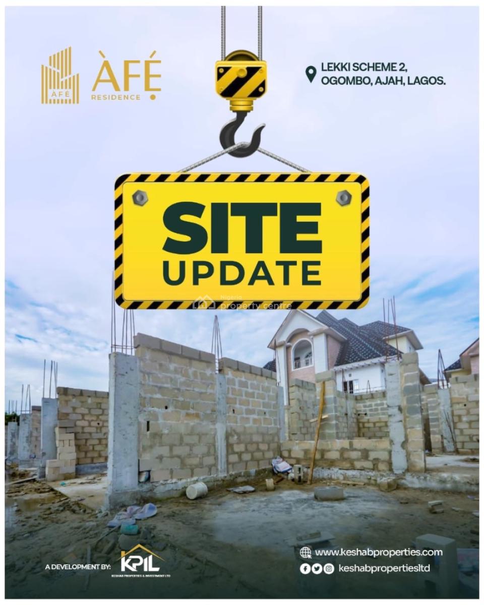 4-bedroom Triplex + Bq, Nestled in The Serene Neighbourhood of *ogombo, Lekki Scheme Ii, Ajah, Lekki Phase 2, Lekki, Lagos, Terraced Duplex for Sale