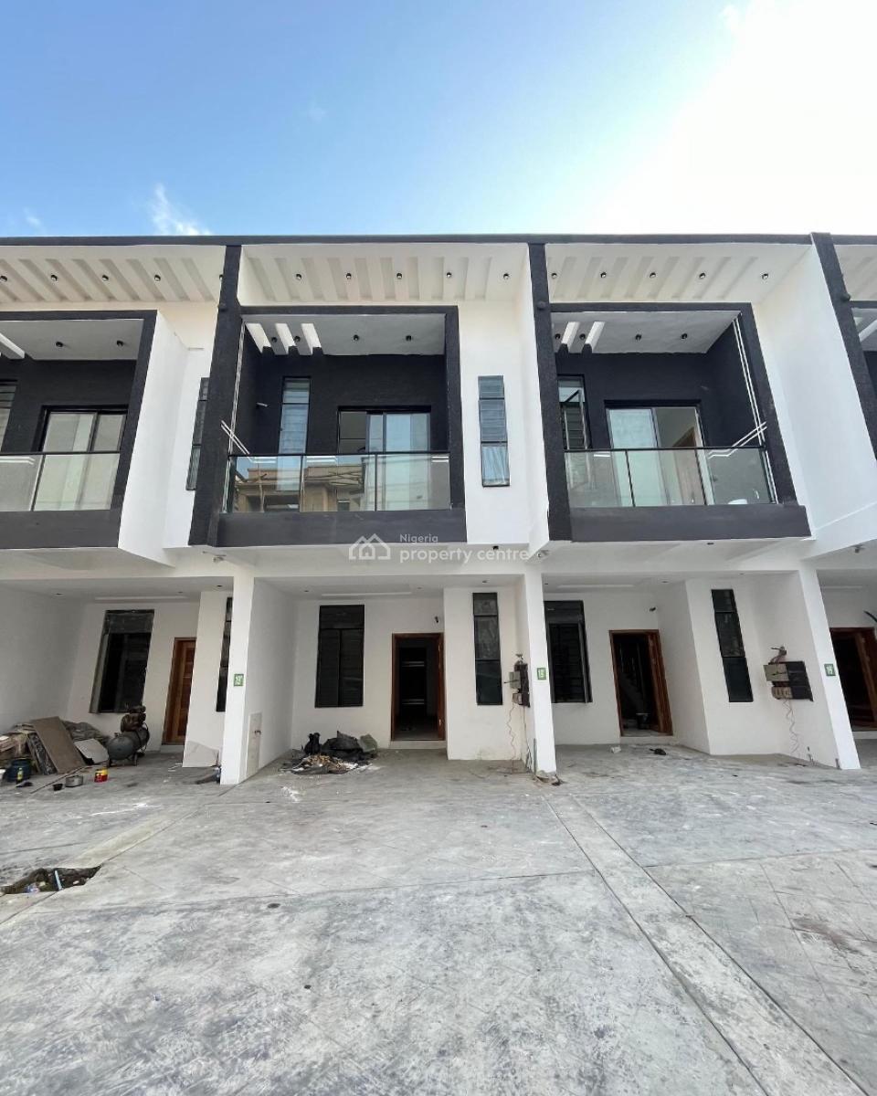 Lovely 4 Bedroom Terrace Duplex with Bq, Chevron, Lekki, Lagos, Terraced Duplex for Sale