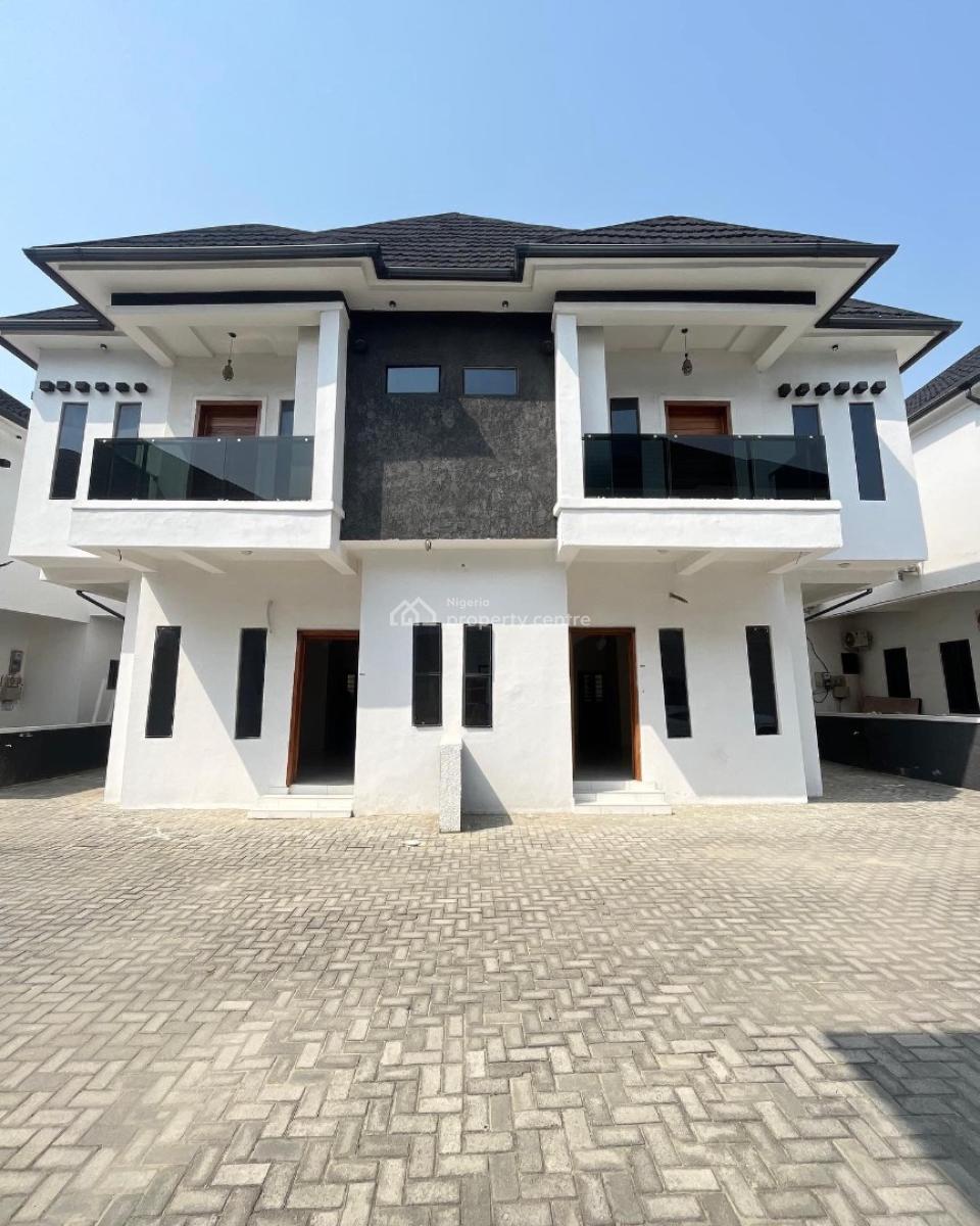 Lovely 4 Bedroom Semi Detached Duplex with Bq, Ikota, Ikota, Lekki, Lagos, Semi-detached Duplex for Sale