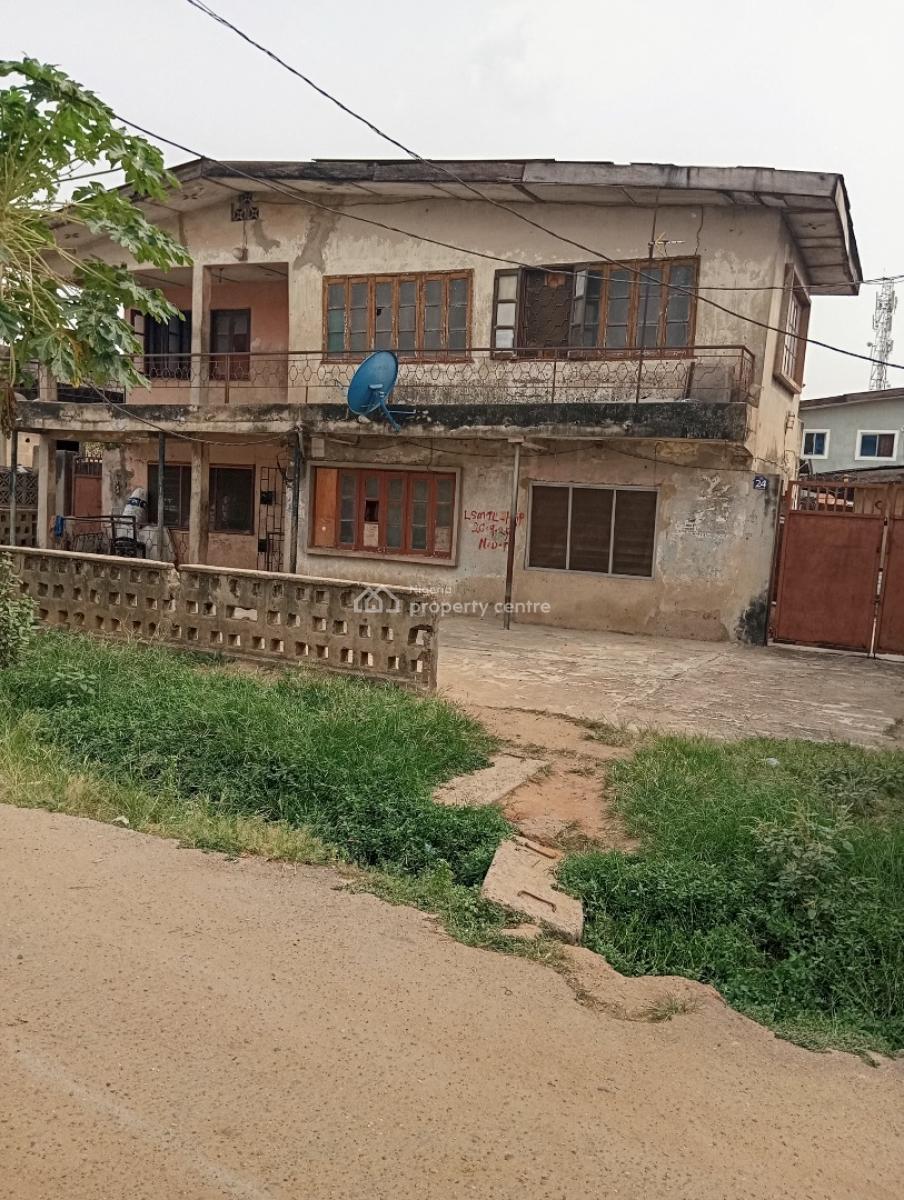 Full Plot of Land with Tenament Storey Building, Off Demurin Road By Pako Bus Stop, Ketu, Lagos, Residential Land for Sale