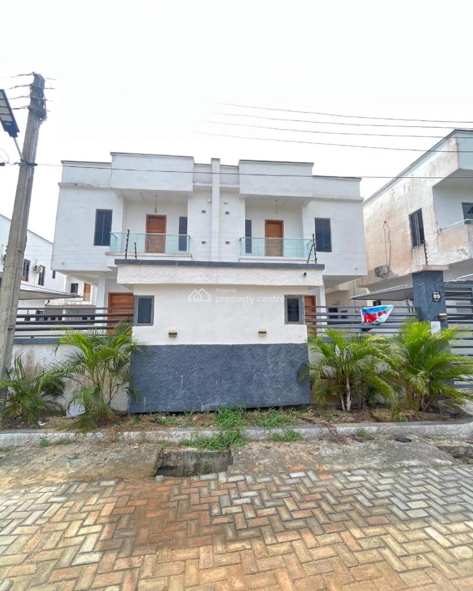 Lovely 4 Bedroom Semi Detached Duplex with Bq, Ajah, Ajah, Lagos, Semi-detached Duplex for Sale
