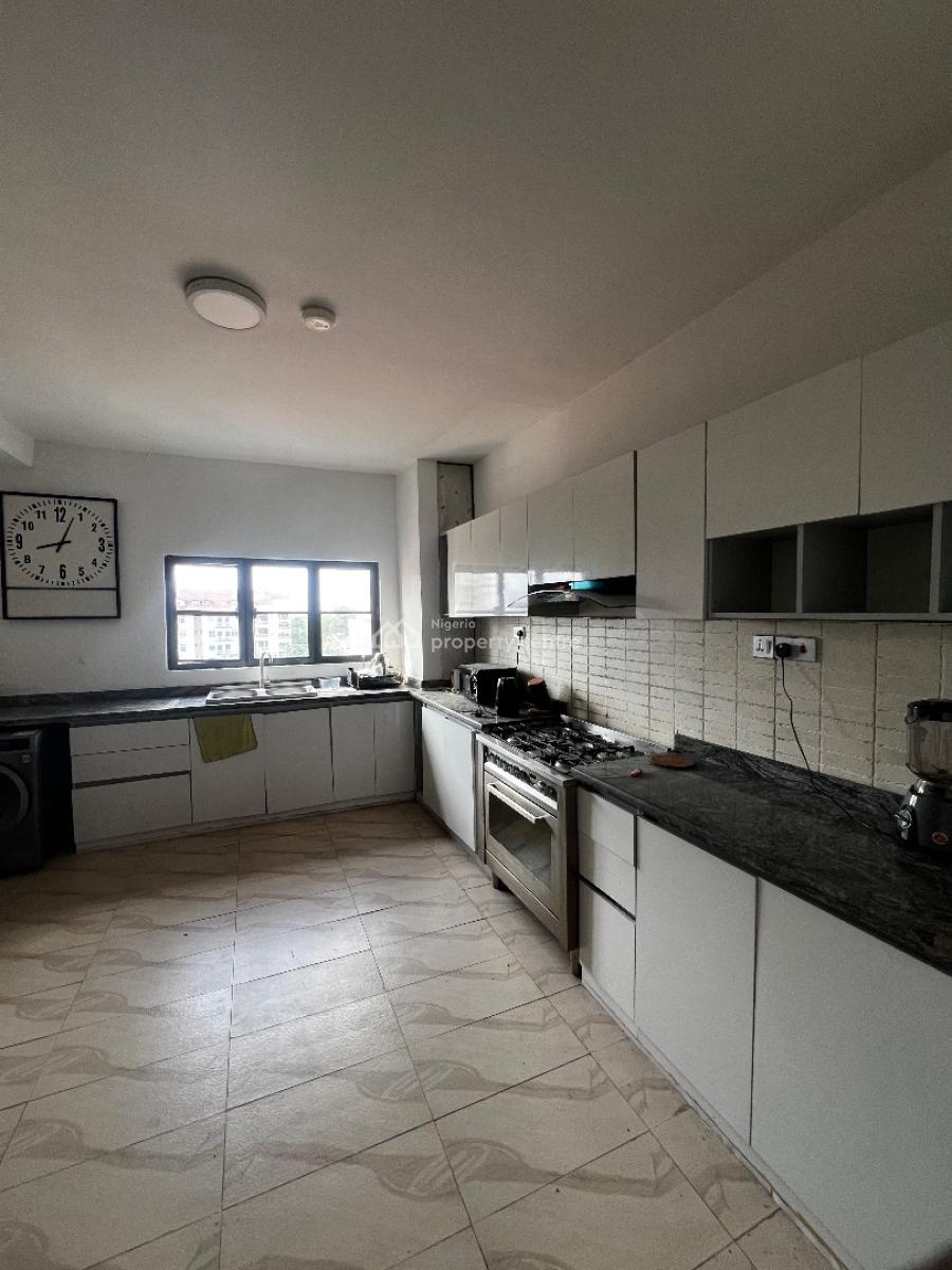 Fully Furnished 3 Bedroom Apartment with Bq, Off Boardillon, Ikoyi, Lagos, Flat / Apartment for Rent