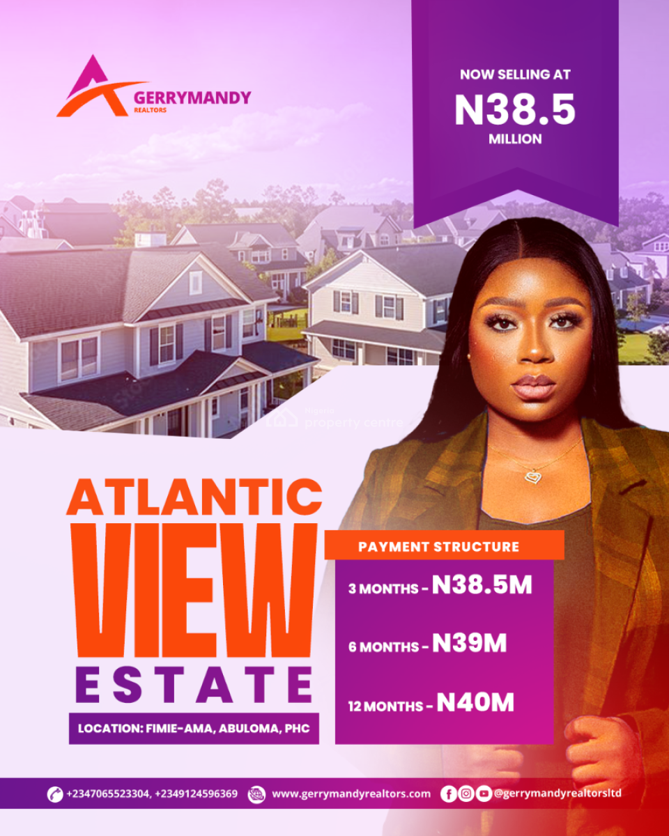 Atlantic View Estate Plots, Atlantic View Estate Off Peter Odili Road | Trans Amadi | Fimie-ama, Port Harcourt, Rivers, Land for Sale