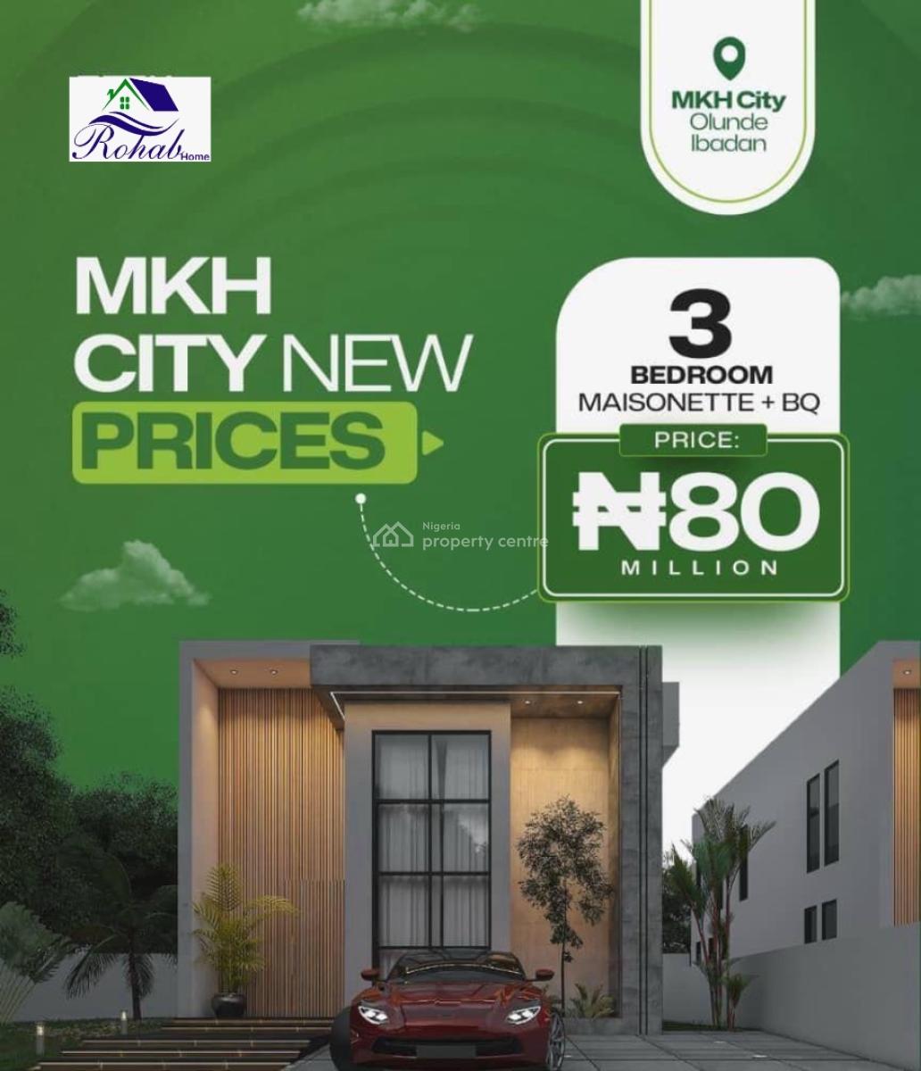 Luxury 3 Bedroom House, Olunde Ibadan, Ibadan, Oyo, Detached Duplex for Sale