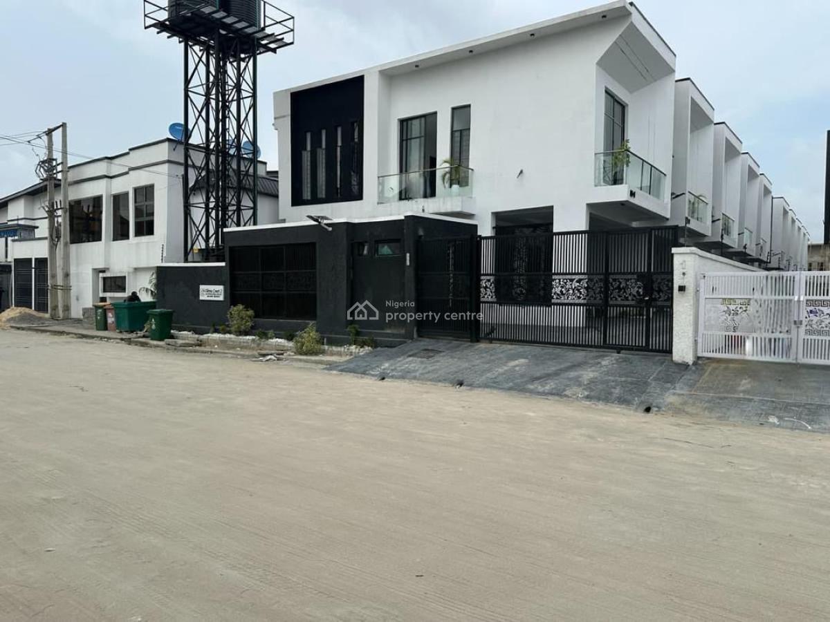 Luxury 3 Bedroom Terrace Duplex with Bq, Generator House and Security, Ikota, Lekki, Lagos, Terraced Duplex for Sale