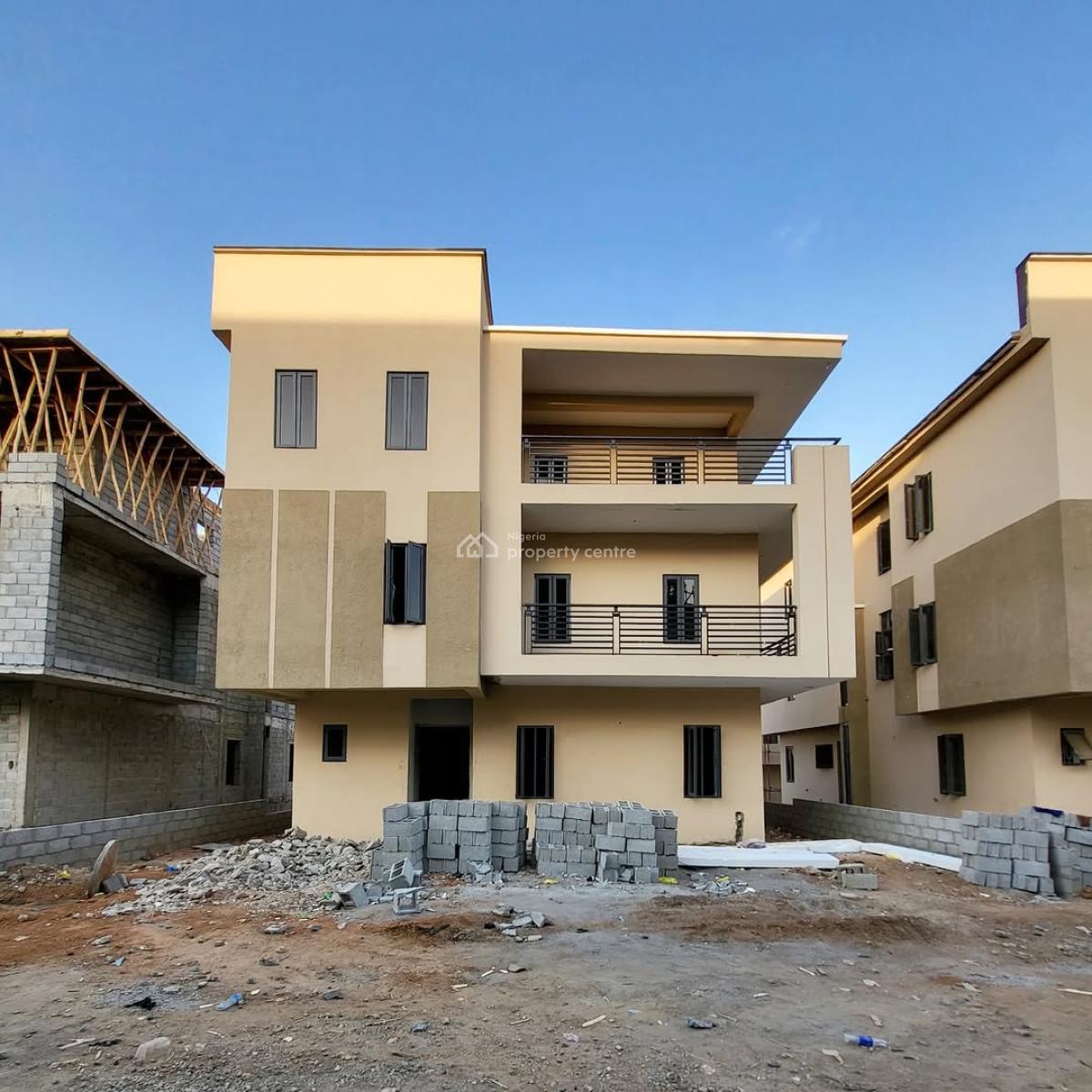 5 Bedroom Detached Duplex with Bq, Apo Near Cedar Crest Hospital, Apo, Abuja, Detached Duplex for Sale