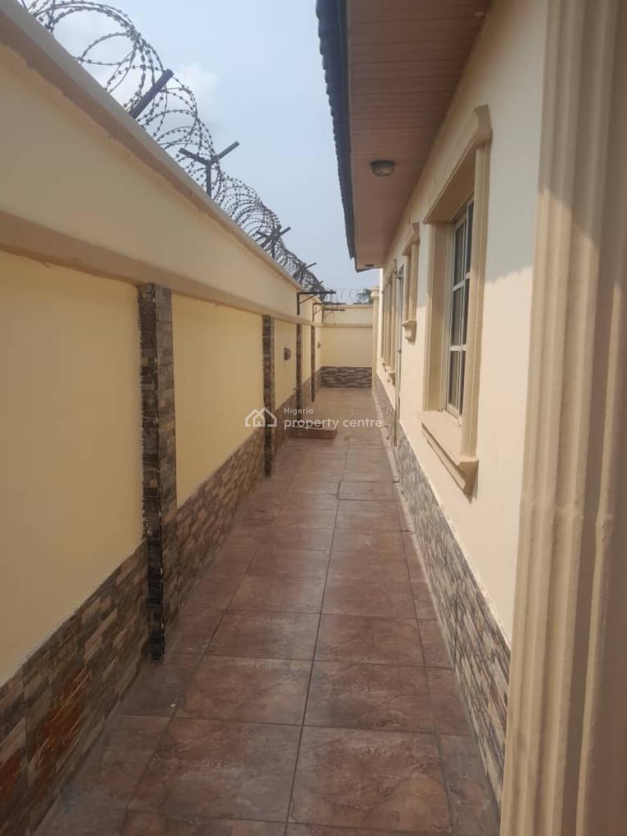 Alone in The Compound 3 Bedroom Bungalow, Kingdom Hall, Abijo, Lekki, Lagos, House for Rent