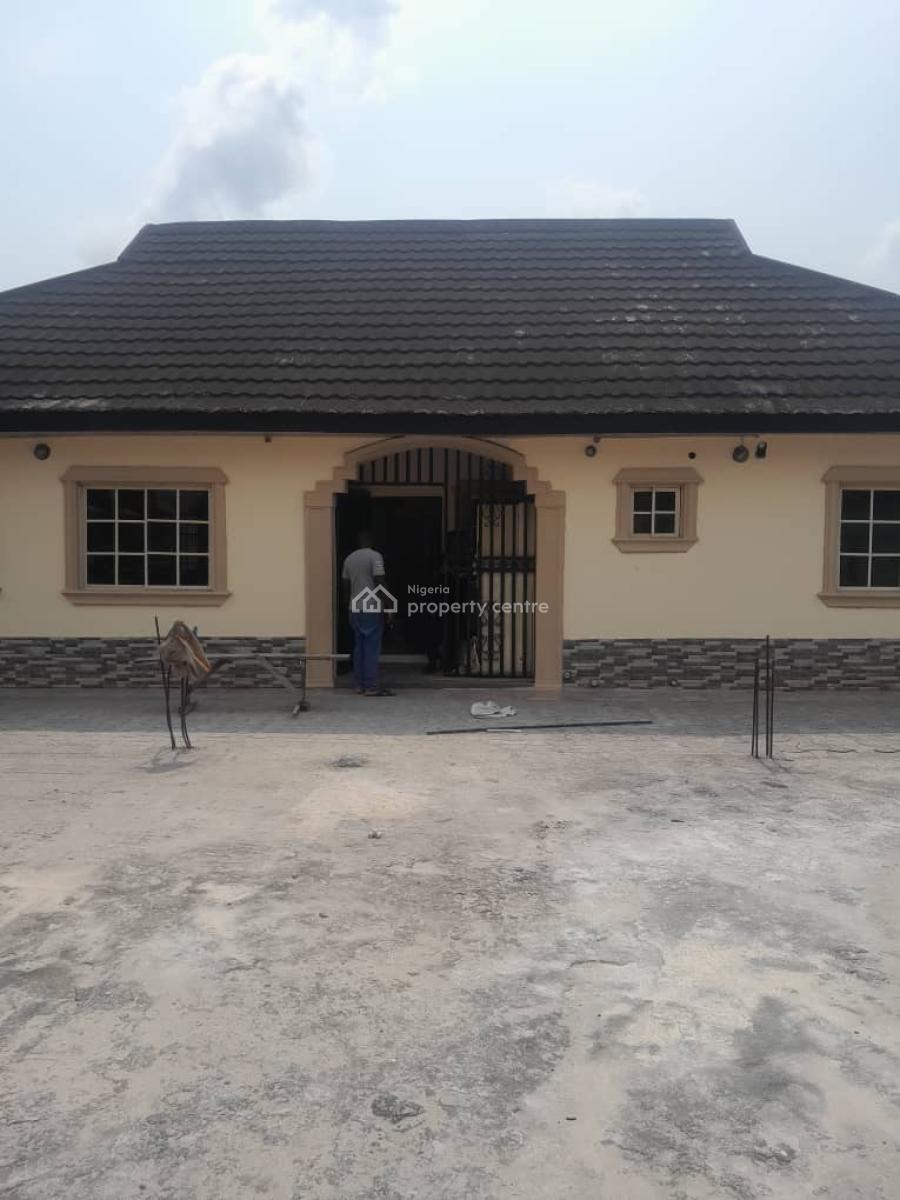 Alone in The Compound 3 Bedroom Bungalow, Kingdom Hall, Abijo, Lekki, Lagos, House for Rent