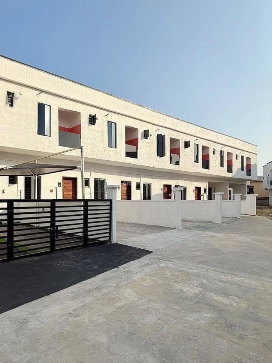 Four Bedroom Terrace Duplex with Self Compound, Ajah, Lagos, Terraced Duplex for Sale