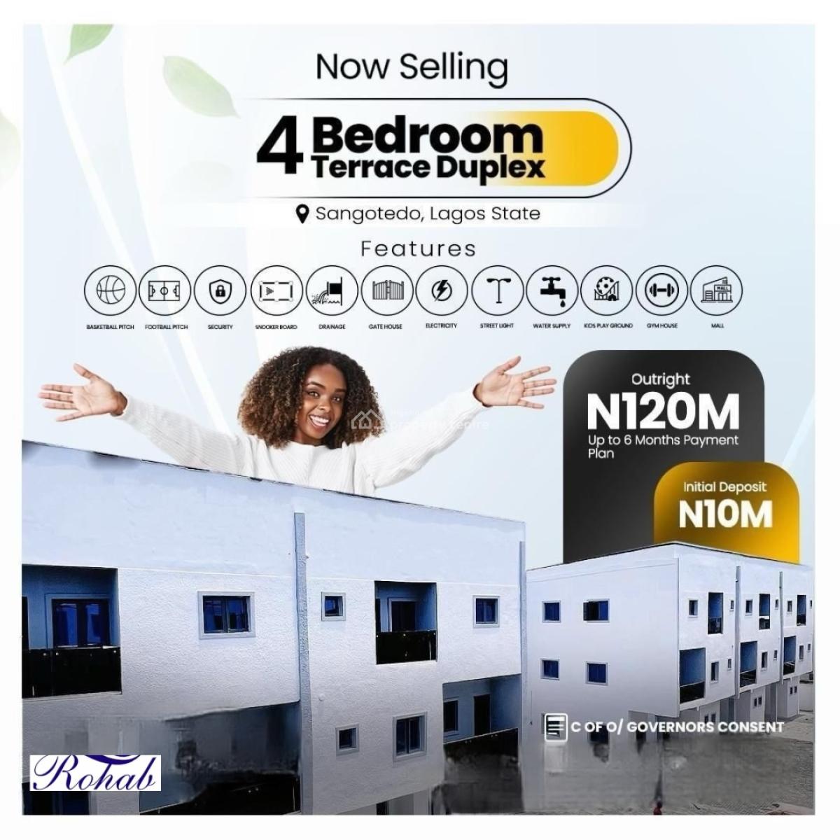 Luxury 2 Bedroom Apartment, Monastery Road, Sangotedo, Sangotedo, Ajah, Lagos, Flat / Apartment for Sale