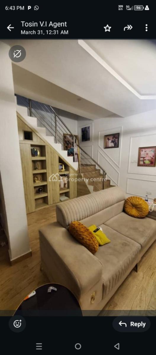 Furnished 4 Bedroom Terrace Duplex, @ Arowojobe Estate (greenland) Behind Maryland Mall, Mende, Maryland, Lagos, Terraced Duplex for Sale