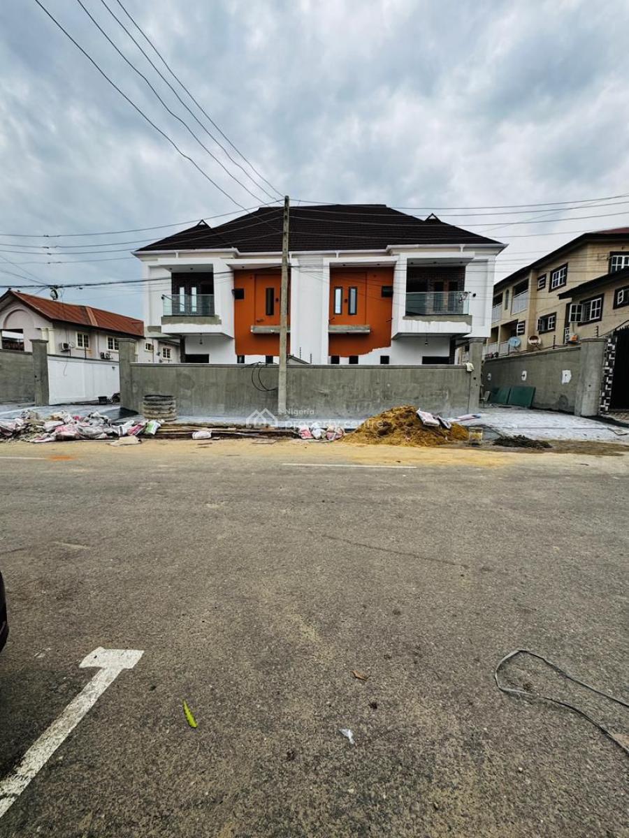 Newly 4 Bedroom Semi Detached Duplex with Bq, Gra Phase 1, Magodo, Lagos, Semi-detached Duplex for Sale