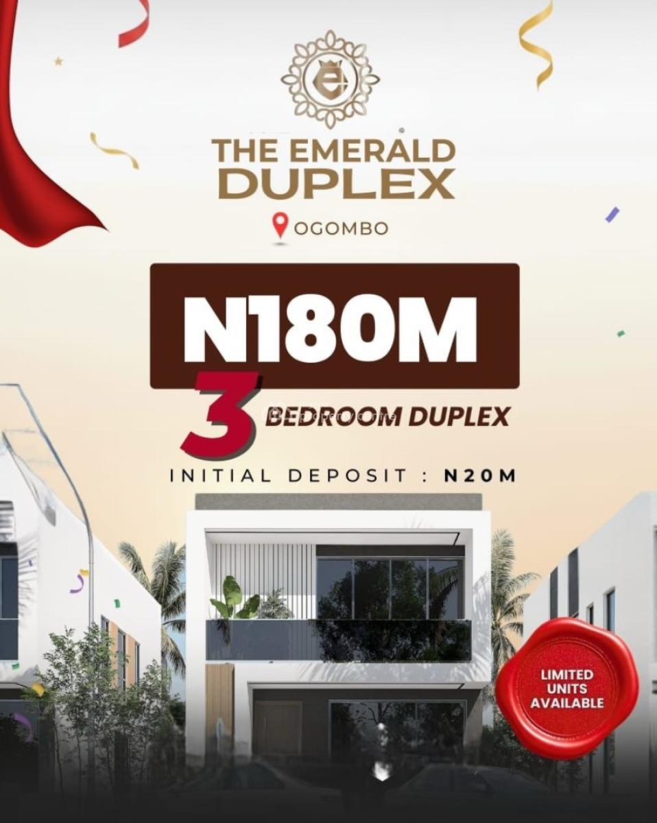 Luxury 2 Bedroom Full Detached Duplex, Ogombo, Ogombo, Ajah, Lagos, Detached Duplex for Sale