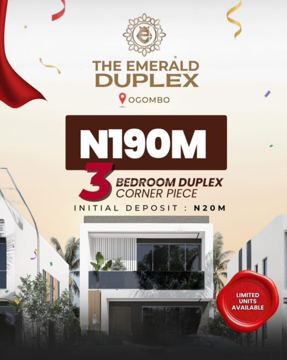 Luxury 2 Bedroom Full Detached Duplex, Ogombo, Ogombo, Ajah, Lagos, Detached Duplex for Sale