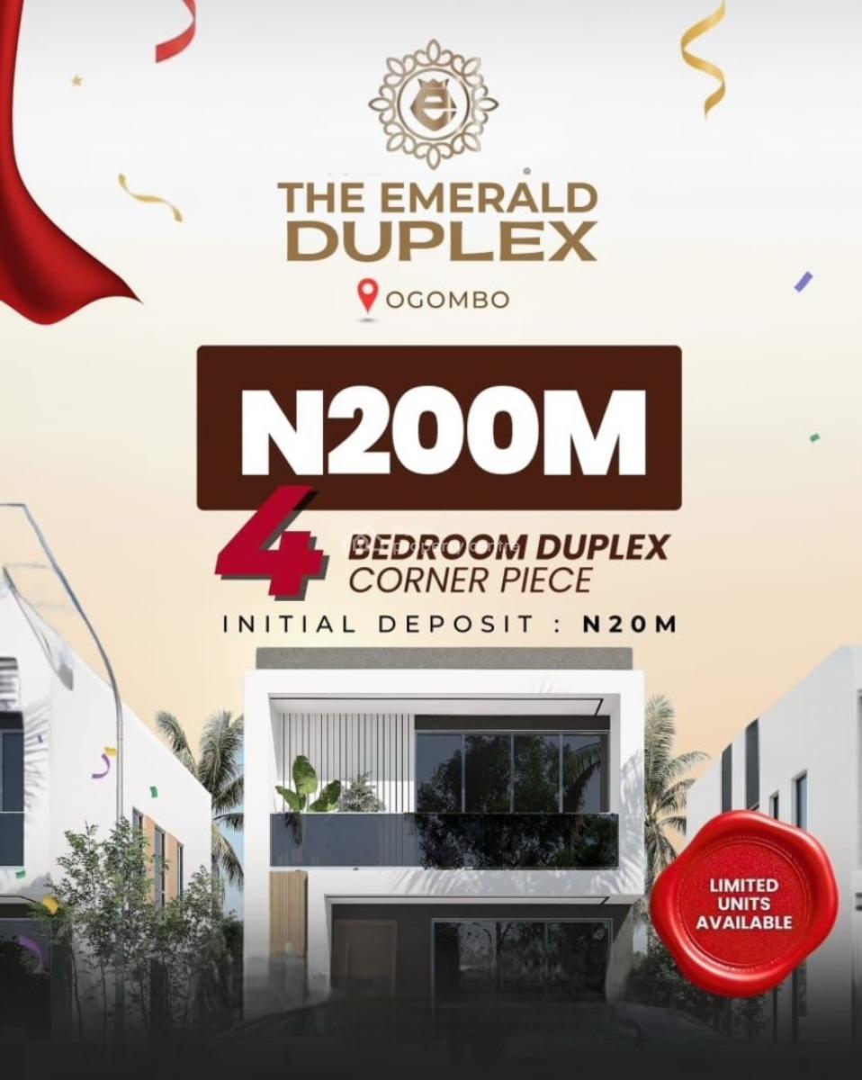 Luxury 2 Bedroom Full Detached Duplex, Ogombo, Ogombo, Ajah, Lagos, Detached Duplex for Sale