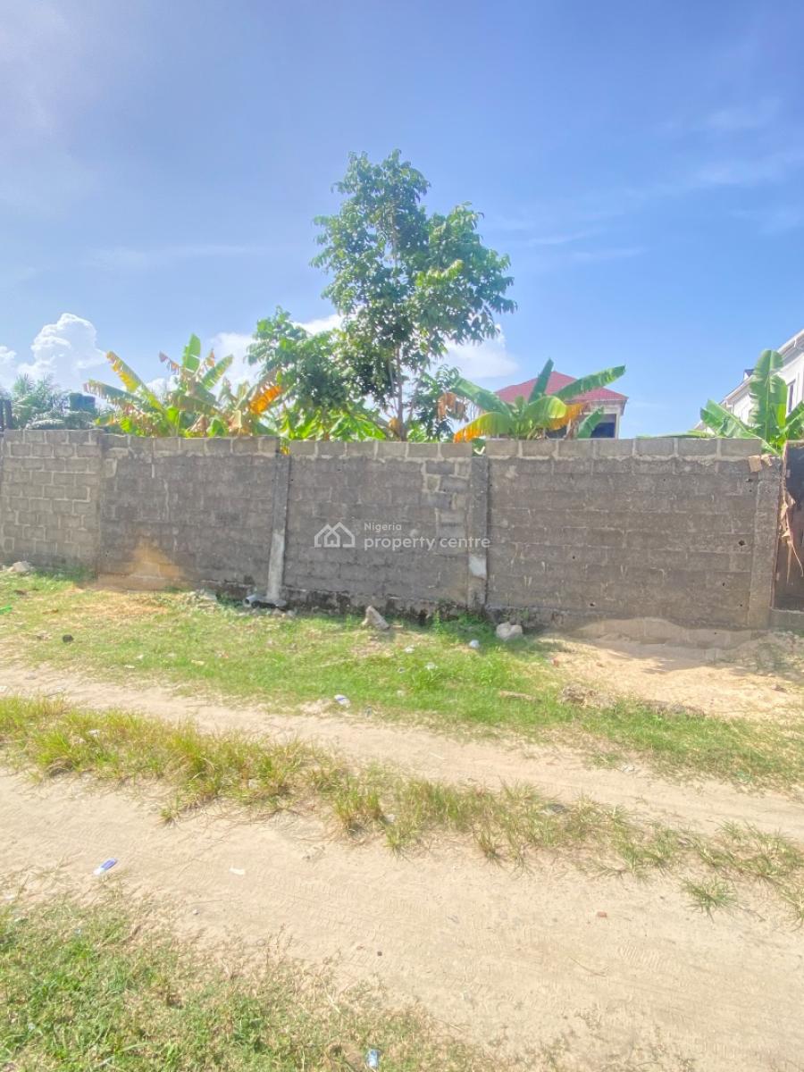 Juicy Deal!!  Half Plot of Fenced Dryland, Kings Gardens Estate Behind Happyland, Olokonla, Ajah, Lagos, Residential Land for Sale