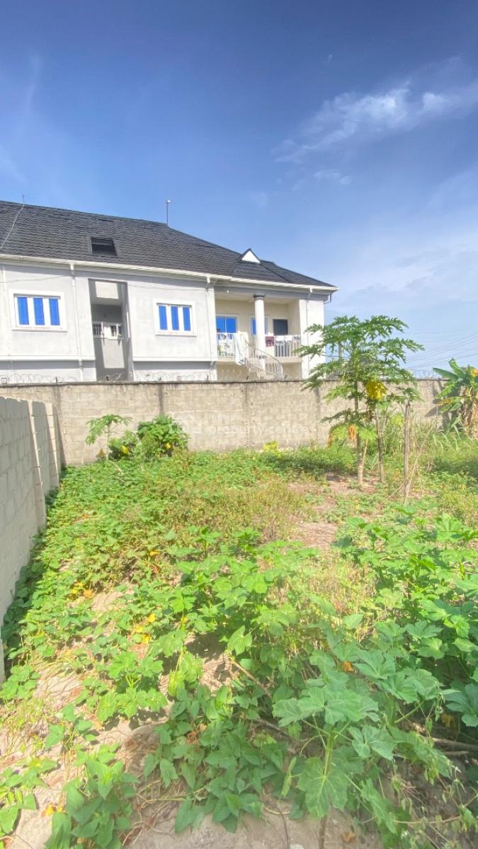 Juicy Deal!!  Half Plot of Fenced Dryland, Kings Gardens Estate Behind Happyland, Olokonla, Ajah, Lagos, Residential Land for Sale