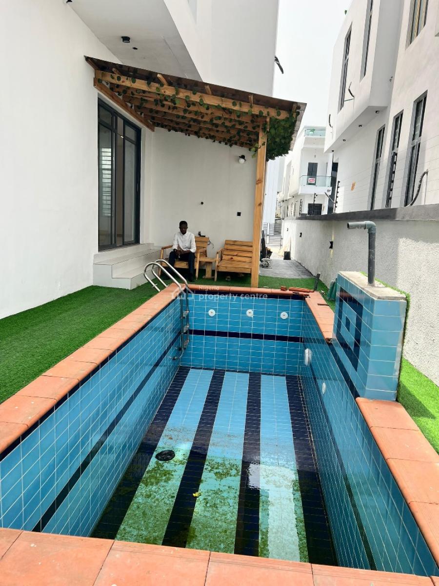 Magnificent 6 Bedroom Detached Duplex with Bq, Swimming Pool, Chevron, Lekki, Lagos, Detached Duplex for Sale