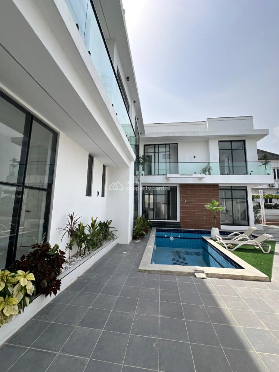 Magnificent 5 Bedroom Detached Duplex with 3 Bq, Swimming Pool, Cinema, Chevron, Lekki, Lagos, Detached Duplex for Sale